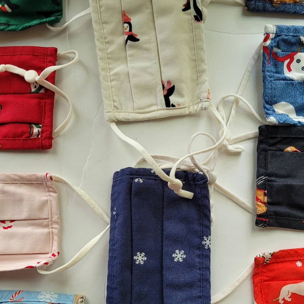 10 kids Holiday masks